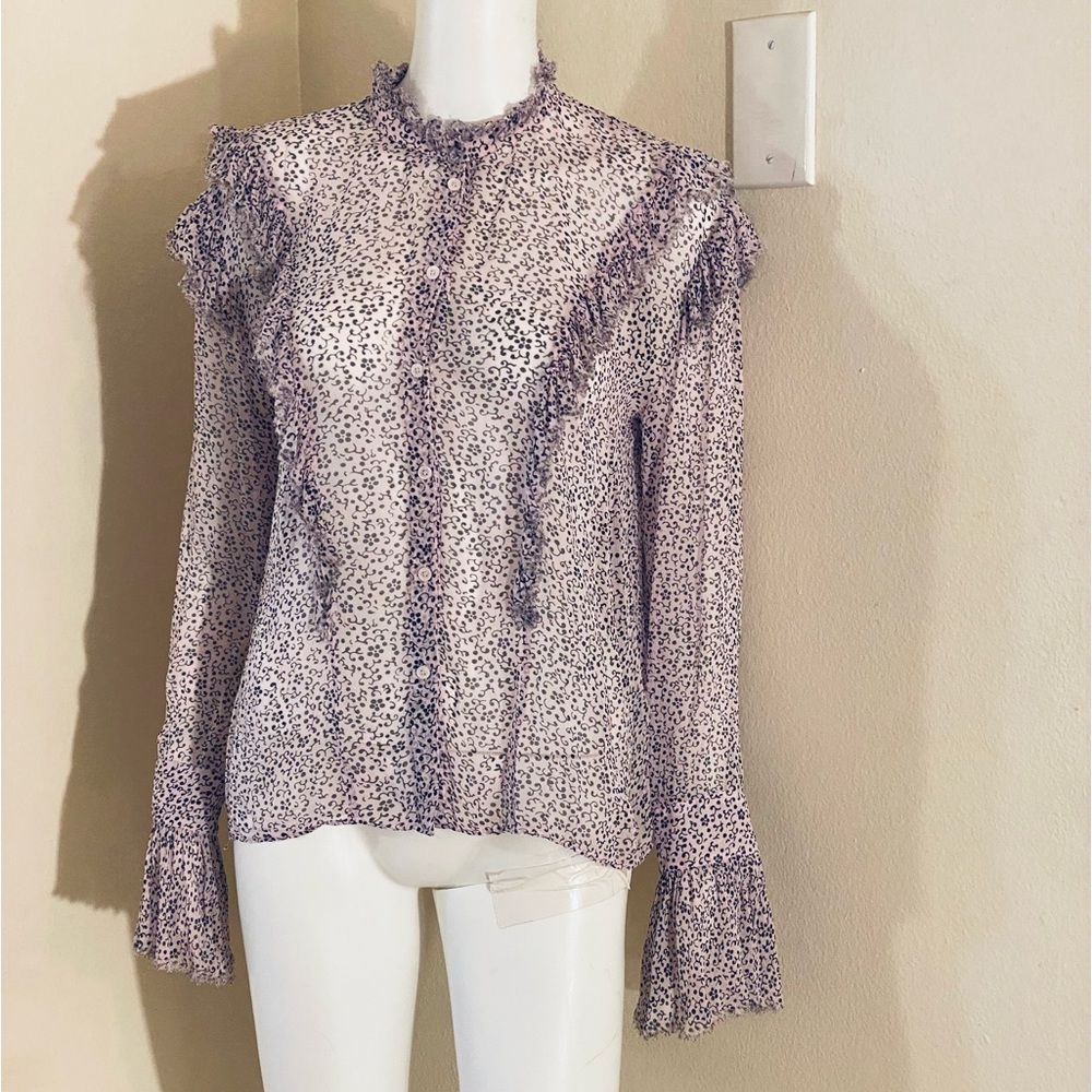Zadig & Voltaire Tweet Goa Shirtblouse in Pink Size: S